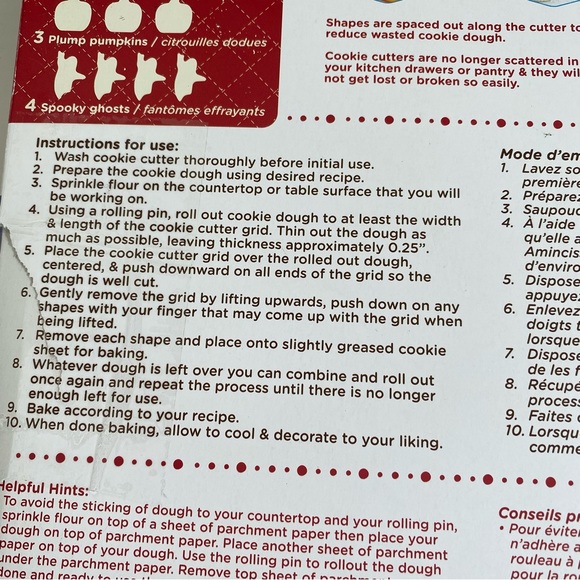 Mrs Fields Cookie Cuttables Halloween Theme Plastic Tray - Picture 3 of 11